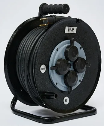 Удлинитель на метал. катушке 4гн. 50м c/з IP44 КГ 3х1,5мм2 (ГОСТ) ТОР