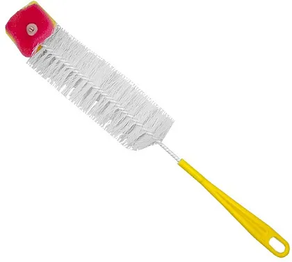 Ершик для бутылок с губкой 38см пластиковая ручка