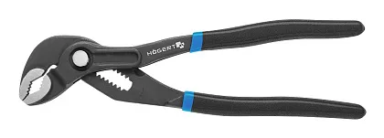 Клещи трубные переставные с кнопочным фиксатором 400мм HOEGERT