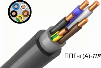 Кабель ППГнг(А)-HF 5* 35