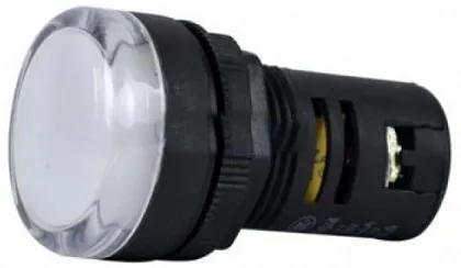 Индикатор LED белый ND16-22DS/2 24В АС/DC IP65 CHINT