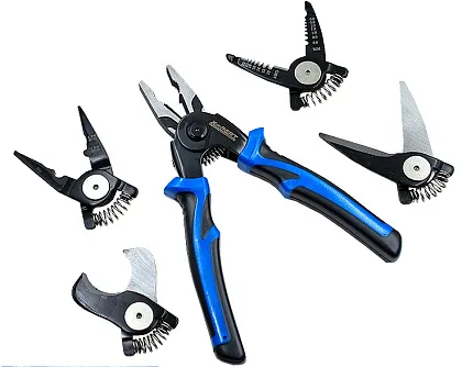 Пассатижи многофункциональные 5 в 1 с заменой насадок X-PERT 1-20, ком