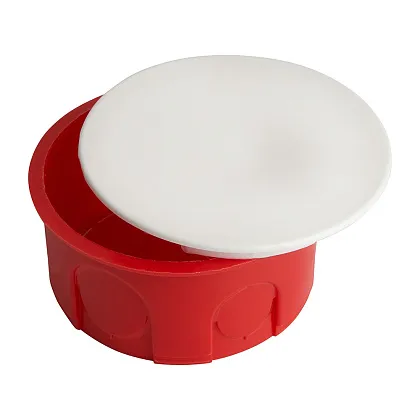 Коробка распределительная красная 80х40