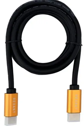 Кабель HDMI - HDMI 2.0, 1,5м, Gold REXANT
