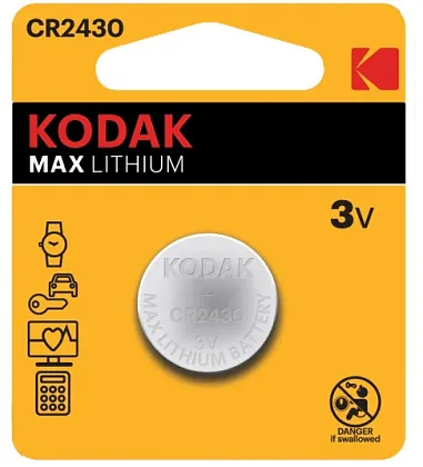 Элемент питания CR2430 MAX BL-1 KODAK