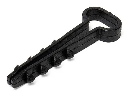 Дюбель-хомут ДХП 12х6 Черный Fortisflex (100шт) (аналог USMP-3), уп