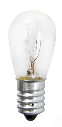 Лампа накаливания Т20 Е14 15Вт прозрачная