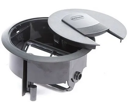 Люк в пол на 2 поста с суппортом пластик Ecoplast