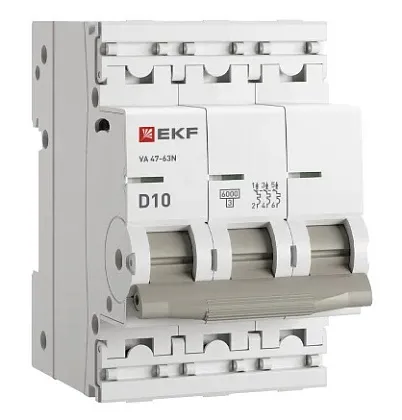 Автоматический выключатель ВА 47-63N D10/3 6кА Proxima EKF