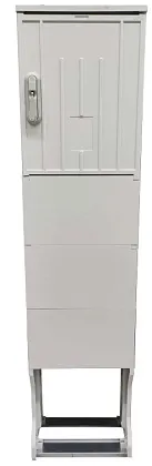 Шкаф стеклопласт. RKT 45S-0 (к-т шкаф, фунд. надст.) Saks-pol