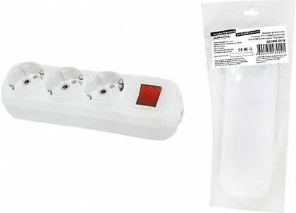 Колодка 3-я c/з с выключателем "Народная" TDM