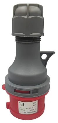 Вилка переносная 16A 5п (3P+PE+N) SLN-015 IP44, 380В, AWSPRODUCTS