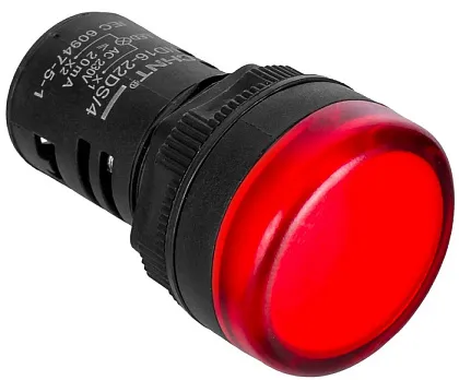 Индикатор LED красный ND16-22DS/4 400В АС IP40 CHINT