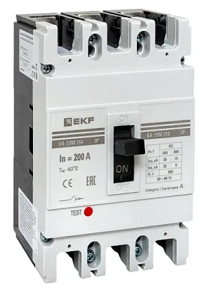 Автоматический выключатель ВА-99M 250/200А 35кА 3p. Proxima EKF