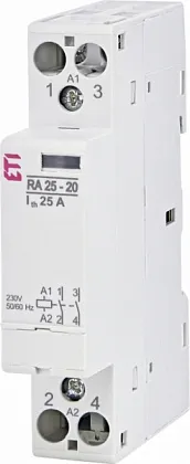 Контактор модульный RA 25-20(кат.230V AC 25А 2но) ETI