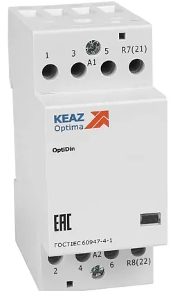 Контактор модульный MK-100-2540 (кат.230V AC) OptiDin КЭАЗ