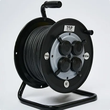 Удлинитель на катушке 4гн. 40м c/з IP44 КГ 3х2,5мм2 (ГОСТ) ТОР