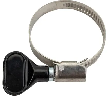 Хомут червячный нерж. с ключом ("бабочка") 25-40/9 W2 (10 шт.)