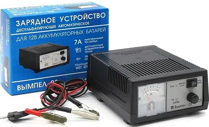 Зарядное устройство Вымпел-28 (десульфатирующее,автомат,0-7А,12В,стрел.амперметр)