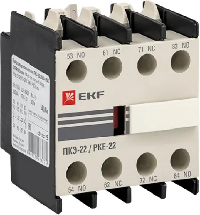 Доп. контакт ПКЭ-22 (2но+2нз, для КМЭ, КТЭ PROxima) EKF