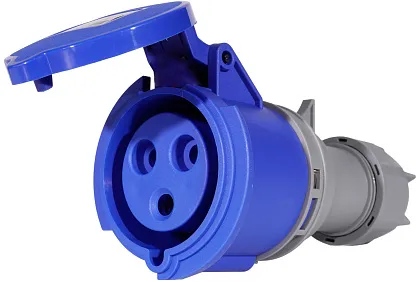 Розетка переносная 32A 3п (2P+PE) SLN-223 IP44, 380В, AWSPRODUCTS