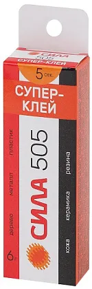 Клей 29 напр 505-6 СИЛА 505 Супер-клей 6 г пластик туба в кор.