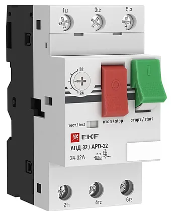 Авт. защиты эл. двигателя АПД-32 (24-32А)  PROXIMA EKF