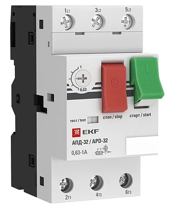 Авт. защиты эл. двигателя АПД-32 (0,63-1,0А)  PROXIMA EKF