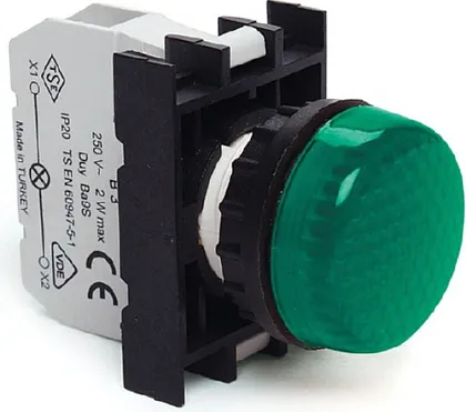 Индикатор LED зелёный B0Y0XY 100-230В AC IP50 Emas