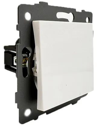 Выключатель проходной 1-кл. белый A-003W "Аура" AWSproducts