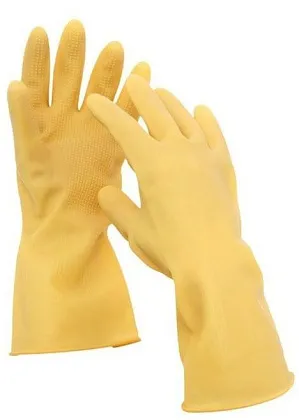 Перчатки ПВХ хозяйственные S, 2 шт. Komfi/72 PVHCLR1, ком