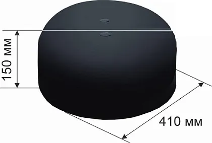 Бетонное основание для мачты 3-4м (ф-410 мм, 40кг)