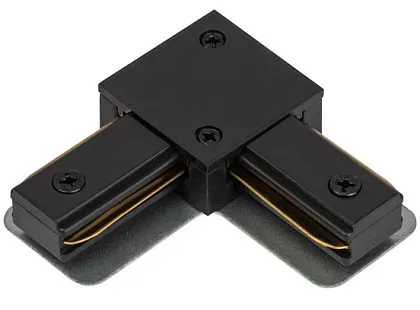 Коннектор TR-1PA-LС-BK L-образный для однофазного шинопровода черный ЭРА