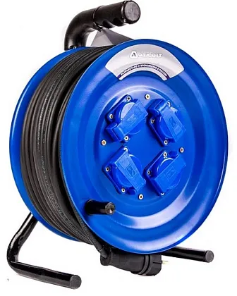 Удлинитель на метал. катушке 4гн. 50м с/з IP44 КГ 3х1,5мм2 Атлант (РО2)