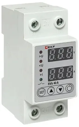 Реле напряжения и тока RVb 40A EKF