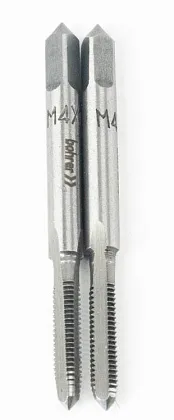 Метчик машинно-ручной  4,0 х 0,7мм метрический (сталь ШХ15 подшипниковая) (2 шт в уп) Bohrer, ком