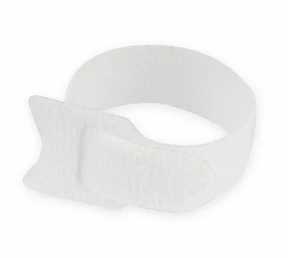 Хомут-липучка на основе ленты Velcro 14*180 белый (12 шт), уп