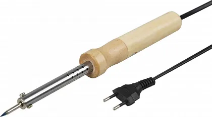 Паяльник ПД 220 В 25 Вт деревянная ручка (блистер) PROCONNECT