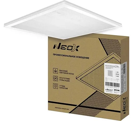 Панель LED универсальная ДВО-02 3640 ПРИЗМА 36Вт 4000К 4020Лм IP40 NEOX