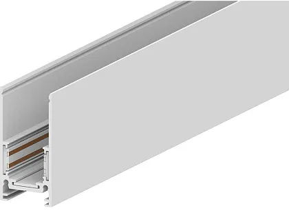 Шинопровод для низковольтных магнитных трековых светильников белый, 2м. накладной/подвесной, CABM100