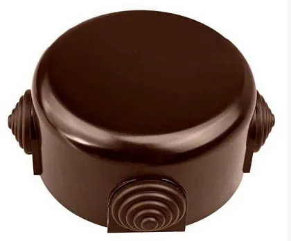 Коробка распред. 90х45мм R Черный (пластик) Jantera