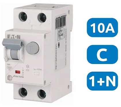 Автомат с УЗО HNB-C10/1N/003