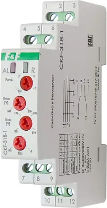 Реле контроля наличия, асимметрии фаз и чередования фаз CKF-318-1