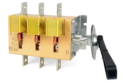 Рубильник ВР32-37В3/1 с д/г камерами съемная правая рукоятка HLT