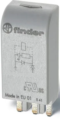 Модуль варисторный зеленый LED; 110-240В AC/DC 99.02.0.230.98