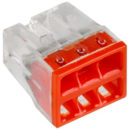 Клемма 6 отверстий 0,5-2,5 (уп. - 100 шт.) СМК 772-206 (GENERICA)