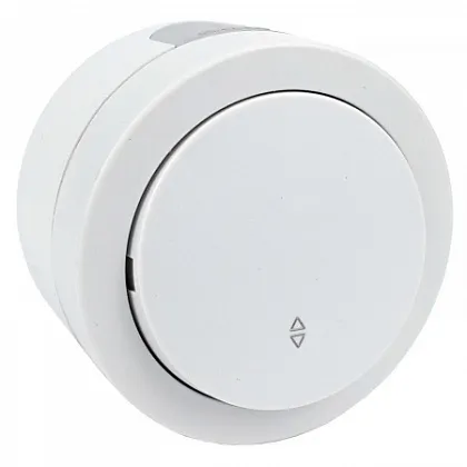 Выкл. 1-кл. ОУ проходной, xONE, IP54, белый (12)