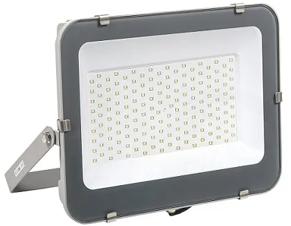 Прожектор LED СДО07 6500К 200Вт 17000Lm IP65 серый IEK