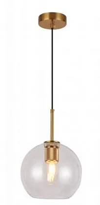 Светильник потолочн GIGLAS, 8013, AC220-240V, 50/60Hz, 1*E27, IP20, O20CM, одинарный, цвет золотой  
