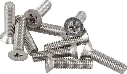 Винт М5*20 потай DIN 965 цинк (12 шт.) (Стройбат)